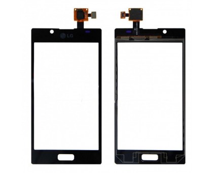 Тачскрін (сенсор) для LG P700 Optimus L7 / P705 / P750, чорний, оригінал (Китай) big ic (6mm) / small ic (5mm)